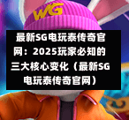 最新SG电玩泰传奇官网:2025玩家必知的三大核心变化(最新SG电玩泰传奇官网) 第1张 最新SG电玩泰传奇官网:2025玩家必知的三大核心变化(最新SG电玩泰传奇官网) 第1张