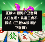 正版SG银河护卫官网入口在哪?认准三点不踩坑(正版SG银河护卫官网) 第1张 正版SG银河护卫官网入口在哪?认准三点不踩坑(正版SG银河护卫官网) 第1张
